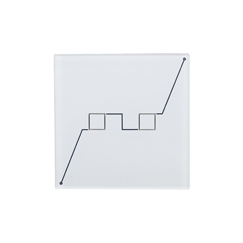 智能觸摸開(kāi)關(guān)兩路YH-GW200B